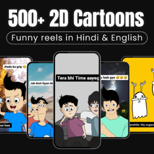 500+ 2D Cartoon Videos