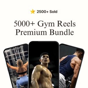5000+ Gym Reels Bundle - Non-Copyrighted