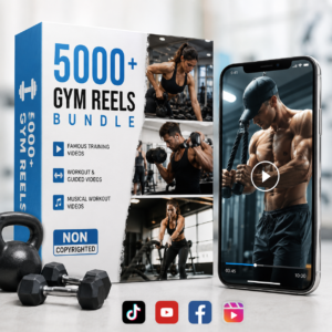 5000+ Gym Reels Bundle - Non-Copyrighted